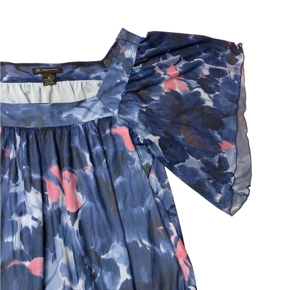 INC International Concepts | Pink Blue Oversized Top Size 2X - Picture 6 of 10